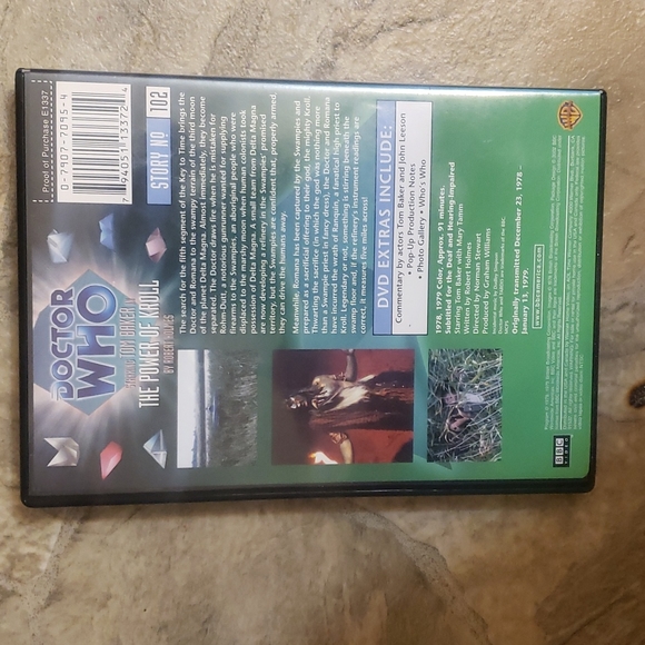 Doctor Who "The Power Of Kroll" Tom Baker (DVD 2002) Story 102 - Picture 3 of 4